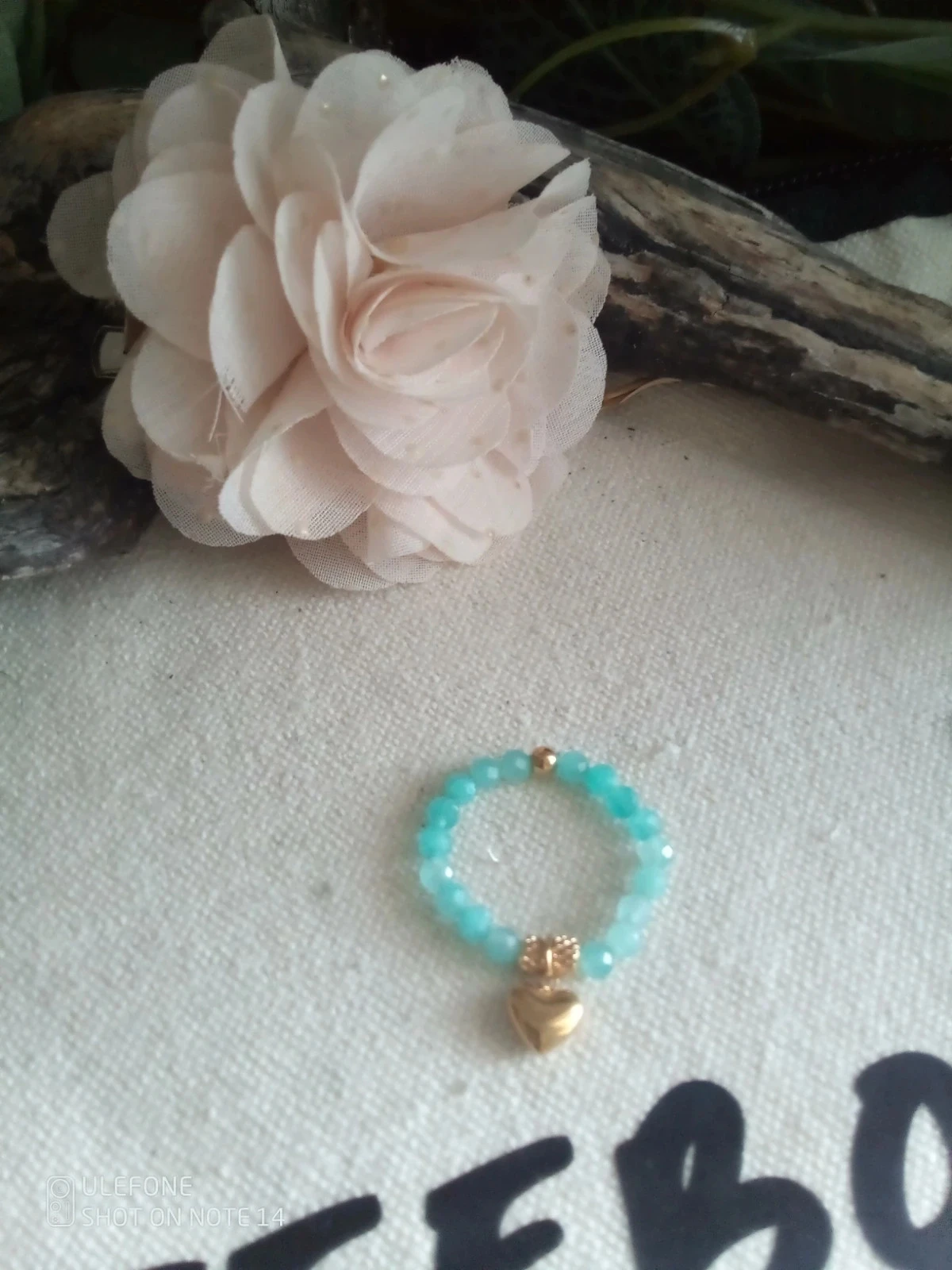 Bague en pierres d'amazonite – photo 2